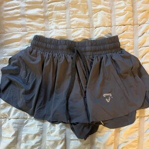 Gray Keiki Kona Athletic Shorts